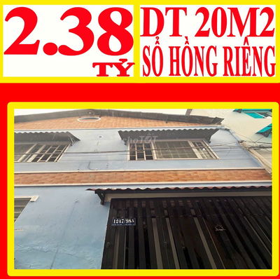 🛑 Bán nhà Quận 7 2 lầu Sổ hồng riêng  🛑 GIÁ 2.38 tỷ