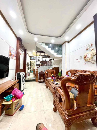 🏡 Nhà 4 tầng Lê Văn Quới, 4x16m CN đủ, hẻm 7m, full nội thất cao cấp