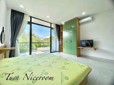 Cho Thuê Căn Hộ 1Pn Tách Bếp Có Ban Công - Full Nội Thất - KV An Ninh