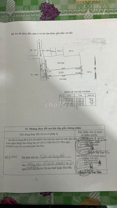 Bán Đất chính chủ 113m2 hẻm xe hơi Linh Trung, có sẵn 5 phòng trọ.