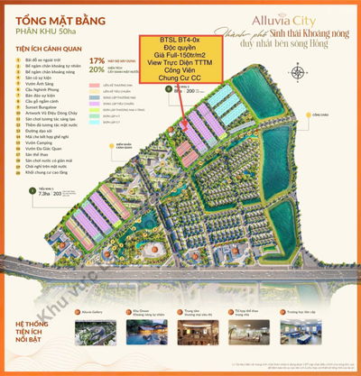 Căn biệt thự 180m view sông và Con đường di sản giá 142tr/m. Cơ hội duy nhất