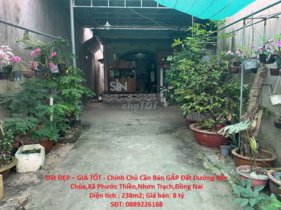 Cần Bán GẤP Đất Đường Bến Chùa,Xã Phước Thiền,Nhơn Trạch,Đồng Nai