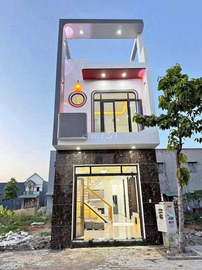 Nhà Mơi Xây Bình Dương 1 trệt 1 lầu - SHR