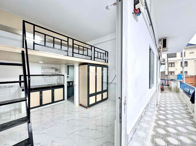 🔥 PHÒNG GÁC MỚI 100% - BANCOL - MÁY LẠNH - TỦ ÁO ngay ÂU CƠ- ĐH VH