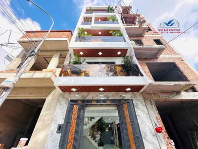 Nhà 4.5Mx13M 1Lửng 3Lầu Hẻm 12M Thông Đường TX25 Giá chỉ hơn 6 tỷ