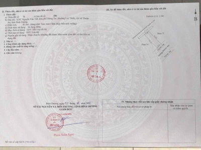 Bán Đất gần Đường nguyễn Văn Tiết khu trung tâm Thuận An , 85,4m2