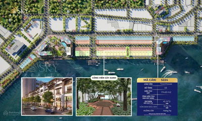 Bán căn góc hiếm Shophouse Sonata 2 mặt tiền ngay sông Hàn thuộc dự Sun Symphony