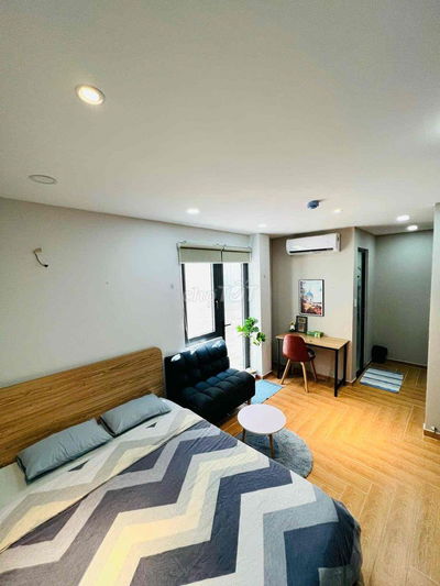 STUDIO CỬA SỔ LỚN - TÁCH BẾP - FULL NỘI THẤT