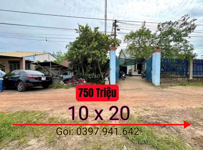 Bán đất thật không ảo 9,4x20 giá 750Tr ngay KCN Hưng Thuận Trảng Bàng