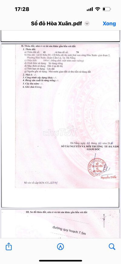 BÁN LÔ ĐẤT KẸP CỐNG ĐƯỜNG THANH LƯƠNG 28 , HƯỚNG ĐÔNG BẮC