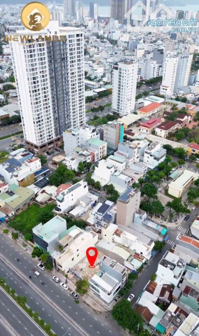 Cho thuê lô đất 445m ngang 15m 2 mặt tiền đường Ngô Quyền Ngay Cầu Rồng 45tr/th