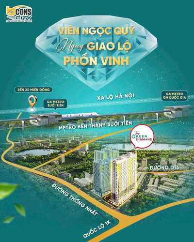Bán căn hộ Bcons Green Diamond