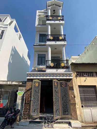 bán nhà lê văn quới ds6, 72m2, 4 tầng btct,hẻm nhựa 10m,giá 6,25 tỷ TL