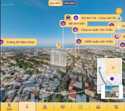 Căn hộ Mia Center Point giá rẻ hơn đất ngoại ô - giá chỉ 2 tỷ 612, ngay trung tâm Liên Chiểu