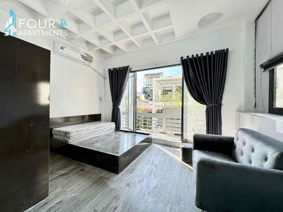 SIÊU PHẨM 1PN BAN CÔNG CỰC RỘNG - 40m2 - FULL NT MỚI 100% - GẦN Q1