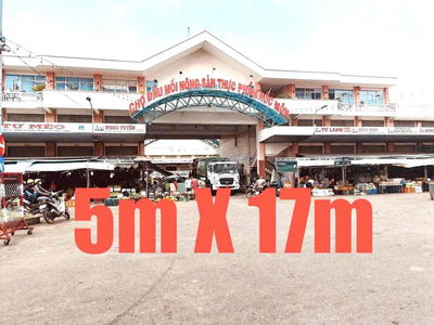 ❤️ĐẤT Gần Chợ Đầu Mối-HM-5m X 17m Hẻm Nhựa 6m