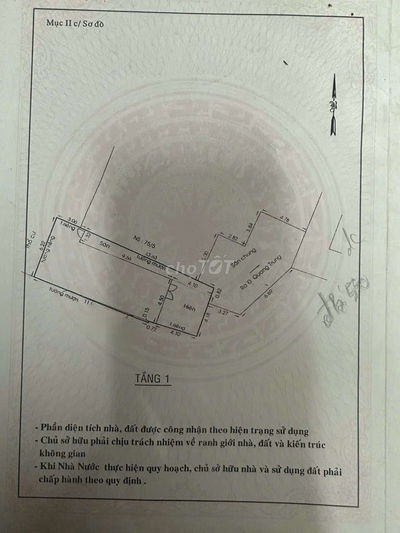 Nhà gần  sát mặt tiền Quang Trung p8 dt 6x17m nở hậu 6.3m cn gần 100m2