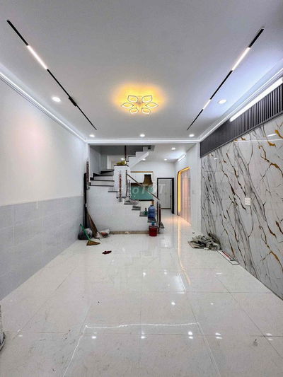 NHÀ MỚI 1/ HẺM THÔNG Ô TÔ - GẦN NGÃ TƯ BỐN XÃ, DT: 4m x 10m (40m²).