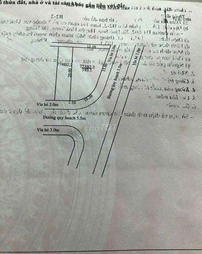 Bán lô góc ngã 4 tái định cư hòa sơn, an ngãi 5 an ngãi 6, 193m2 đất ở