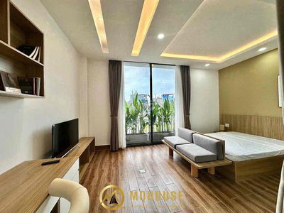 🌹CHO THUÊ CĂN HỘ 1PN FULL_NỘI THẤT, THANG MÁY, HẦM XE, VIEW BỜ KÈ