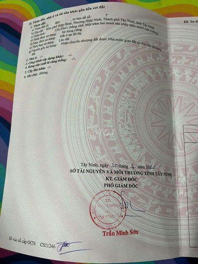 Bán đất hẻm 75 cách mạng tháng 8
