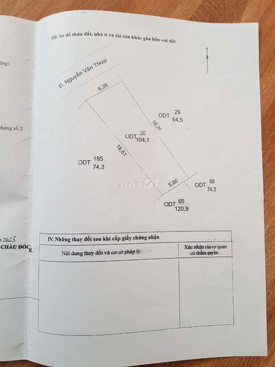 Bán nhà MT kinh doanh, cách chợ Châu Đốc 600m.