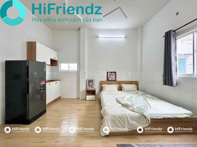 PHÒNG STUDIO MỚI FULL NT GIỜ GIẤC TỰ DO NẰM TẠI ĐƯỜNG LỚN GIỜ GIẤC TD