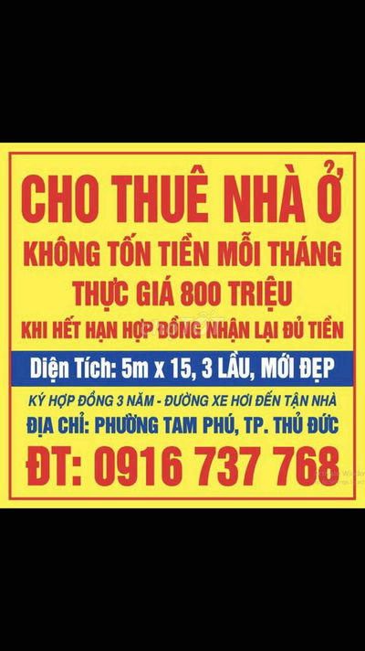Nhà ở kinh doanh 150m thủ đức Hồ chí minh