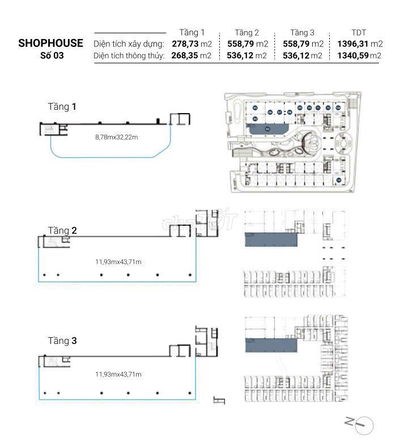 Shophouse 1100m2 ngay sảnh dự án The Sóng Vũng Tàu