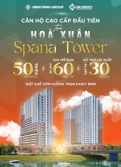 MỞ BÁN 2 TÒA CĂN HỘ HÒA XUÂN, ĐÀ NẴNG - GIÁ RẺ NHẤT THỊ TRƯỜNG