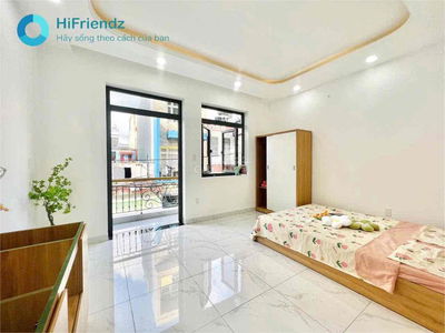 TRỐNG SẴN STUDIO CÓ BAN CÔNG THOÁNG MÁT - ĐẦY ĐỦ NỘI THẤT