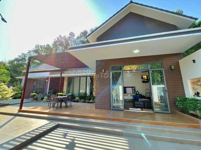 biệt thự nghỉ dưỡng gần sông, có vườn bưởi Bình Lợi