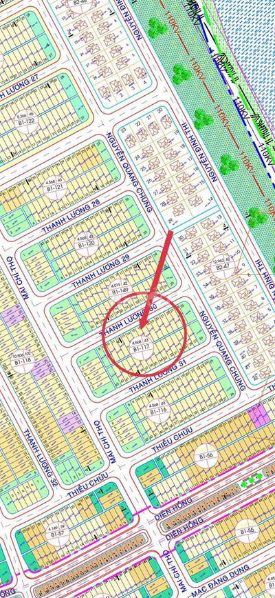 BÁN LÔ ĐẤT ĐƯỜNG THANH LƯƠNG 30, GẦN SÔNG MÁT MẺ