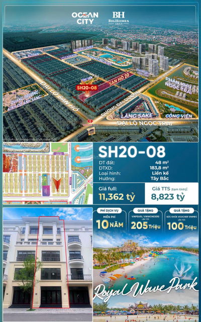 SIÊU RẺ! LIỀN KỀ SAN HÔ RẺ NHẤT VHOCP GIÁ TỐT NHẤT THÁNG NGÂU KMAI GIẢM 3xx Triệu