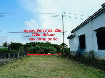 THUA LỖ BÁN GẤP LÔ ĐẤT XÃ THÁI MỸ CỦ CHI 9X25 GIÁ 680TR BAO SỔ