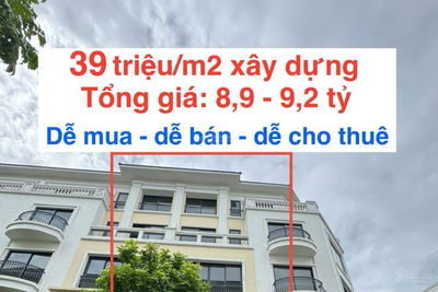 Dòng căn đơn giá 39 triệu/m2 xây dựng, mua ở hay đầu tư đều tốt tại Vinhomes Ocean Park 2