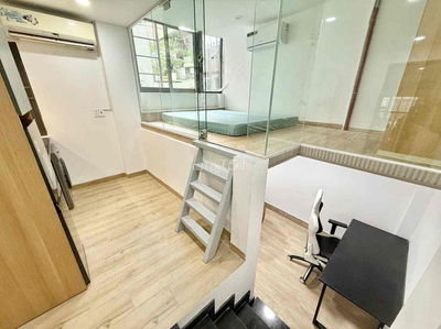 🏡 Cho thuê phòng có gác cao 45m2 ngay Ngô Tất Tố,  gần cầu Thị Nghè