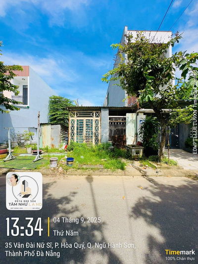 Bán đất ven sông Ngũ Hành Sơn chỉ 35tr/m2 đường Vân Đài Nữ Sỹ
