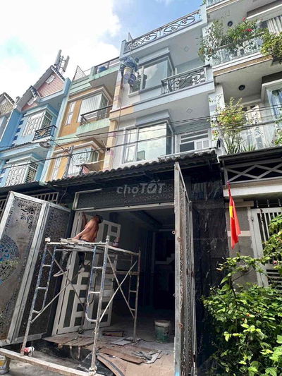 Nhà mới 4x13m 1 trệt 2 lầu 4PN 3WC HXH Lê Văn Quới - Bình Tân