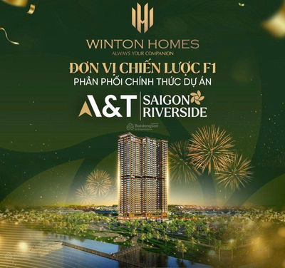 A&T Sài Gòn Riverside chính thức Nhận BOOKING sớm tại sàn F1 của CĐT, STT ưu tiên đầu và Căn đẹp
