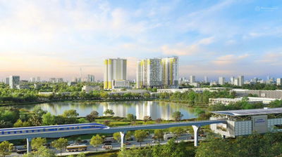 CĂN GÓC 2PN-2WC VIEW HỒ ĐÁ LÀNG ĐẠI HỌC QUỐC GIA TẦNG TRUNG ĐẸP,CK 6%, TẶNG IPAD