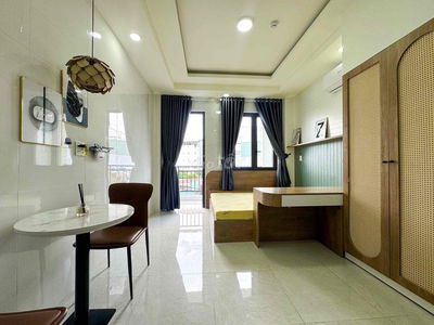 🔑🏠Cho thuê căn Stu siêu đẹp gần Văn Lang, bancol, thang máy, máy giặt