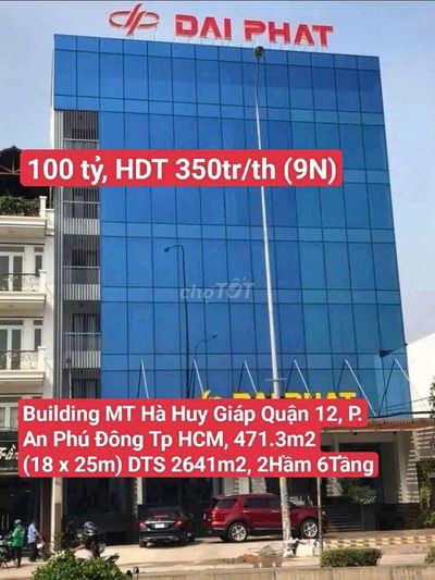 Building Mặt Tiền Hà Huy Giáp, Thạnh Lộc, Quận 12 - P. An Phú Đông HCM