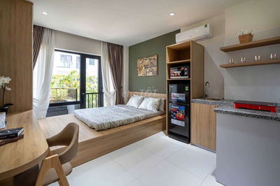 Cho Thuê STUDIO Bancol Full NT, Máy Giặt Riêng - Sang Trọng, Hiện Đại