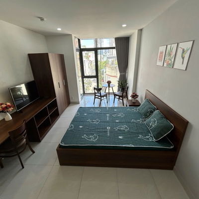 CHDV full nội thất cao cấp Ngã 4 Hàng Xanh, thang máy, giặt phơi riêng