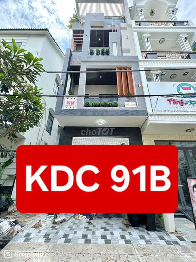 SIÊU PHẨM 3 LẦU + NỘI THẤT CAO CẤP - KDC 91B