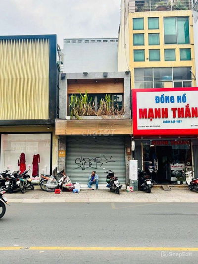 Mặt tiền Hai Bà Trưng, Quận 3 – 4x20m – Trệt + Lầu – Giá 50 tr