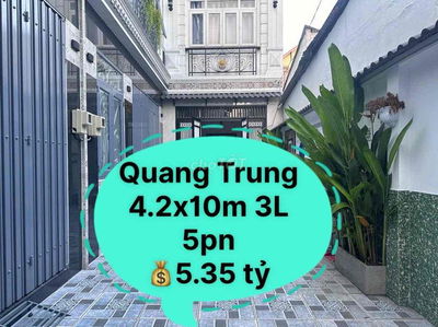 Nhà đẹp full nội thất Quang Trung-f8- ngay Mercedes đi vào