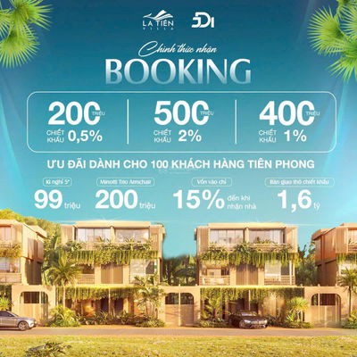 Biệt thự ven biển cao cấp La Tien Villa giá F0 từ CĐT + chiết khấu 17% + 1.6tỷ và nhiều ưu đãi khác