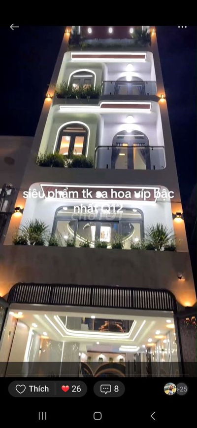 NHÀ MỚI 100%🫰4M×15M..1 TRỆT 1 LỬNG 3 LẦU NỘI THẤT ĐẦY ĐỦ VÍP Q12